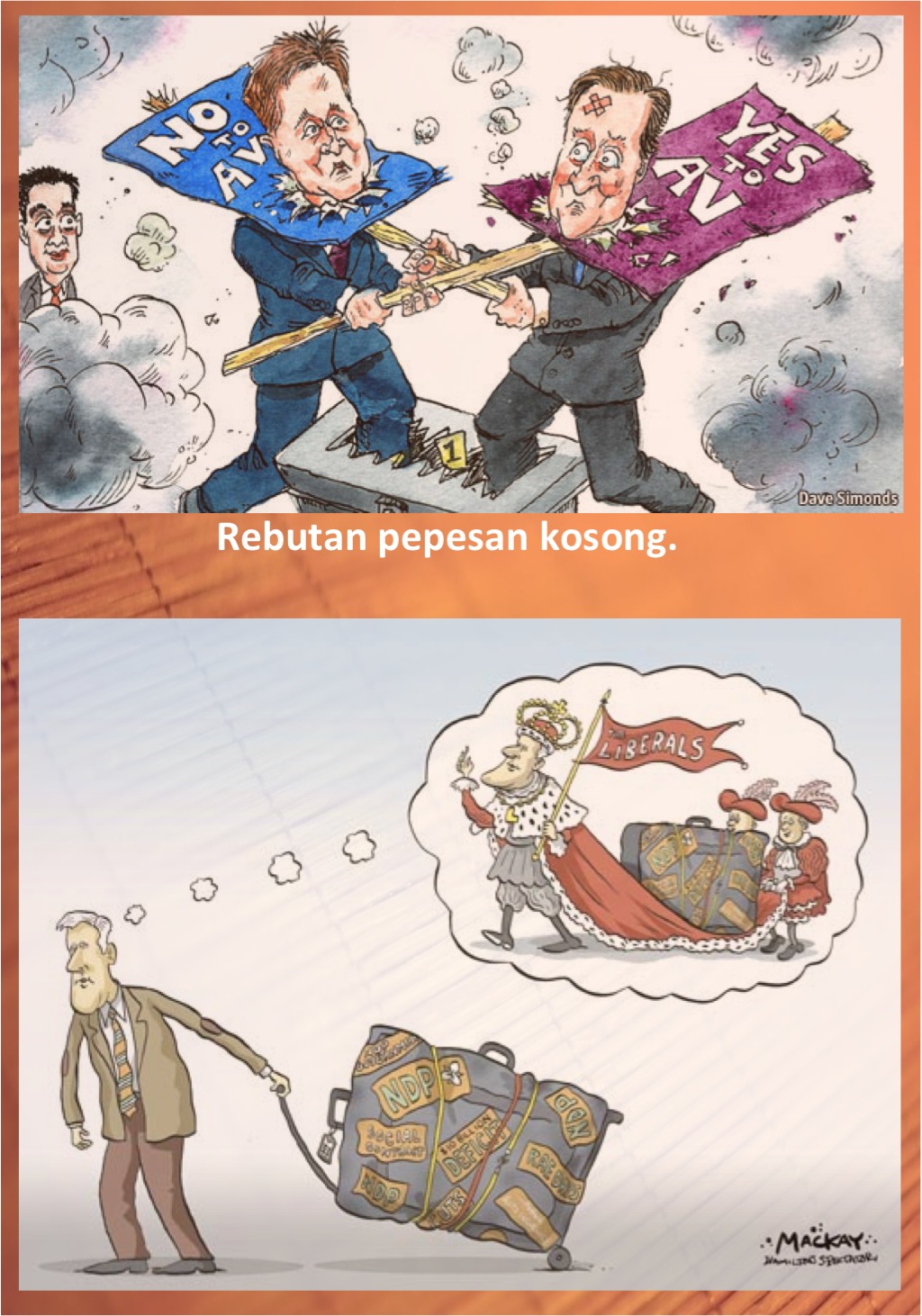 Karikatur Kepemimpinan Pagelaran Kloso Bedah